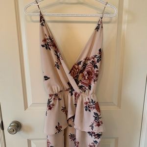 Womens floral dress M boutique